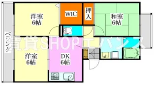 ハイローズ船橋弐番館【3階】の間取り