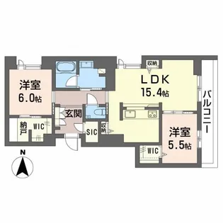 Avance東草深EAST【3階】の間取り