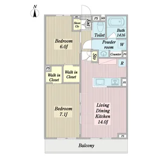 Excellen III【2階】の間取り