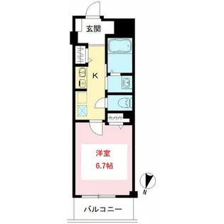 東京都大田区千鳥1【マンション】の間取り