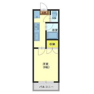 コーポ分田【1階】の間取り