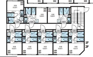 ジリオロッソ東新宿の間取り