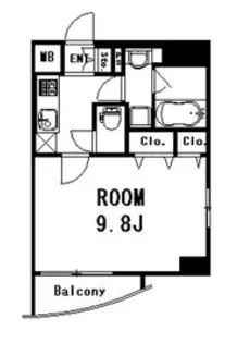 カノンパレス【6階】の間取り