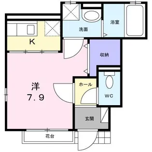 ウイステリア西台【1階】の間取り