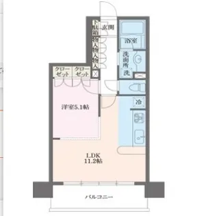 ザ・グランフォーリア西日暮里【7階】の間取り