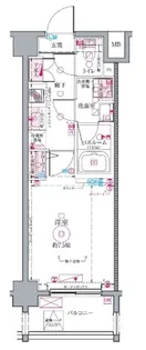 クレヴィスタ代田橋【5階】の間取り