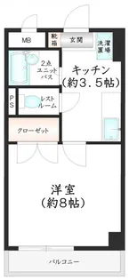 福岡県大野城市東大利1【マンション】の間取り