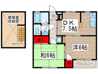 グラ-ス新里【2階】の間取り