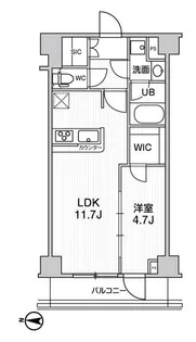 東京都墨田区本所4【マンション】の間取り