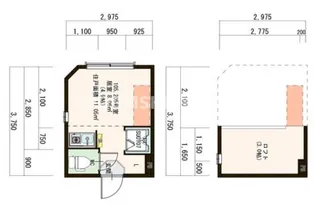 東京都中野区沼袋1【アパート】の間取り