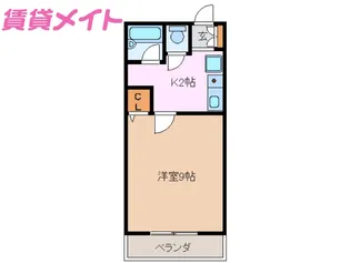 リブェール桜【1階】の間取り