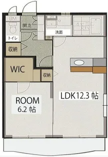 ヒルズSR【2階】の間取り