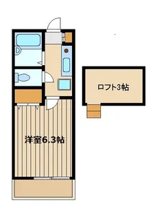 ワイエーエフハイム1号棟【1階】の間取り