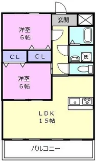 ロイヤル・ふじ【1階】の間取り