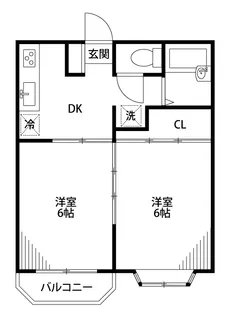 メゾン成瀬が丘【1階】の間取り