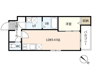 トラスティレジデンス地御前 東館【1階】の間取り