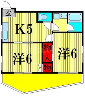 メゾン・ド・カスミ【2階】の間取り
