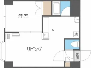 セントポーリア弐番館【1階】の間取り