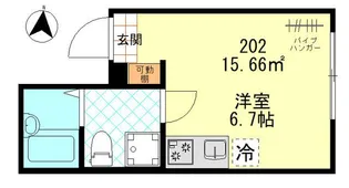 ザ・ハウス羽田【2階】の間取り