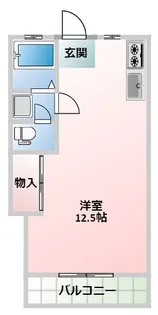 岩曽サンハイツ【2階】の間取り