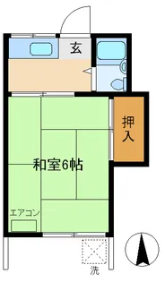 美乃里荘【1階】の間取り