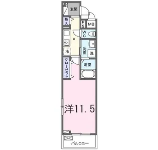 たばさはうすII【1階】の間取り