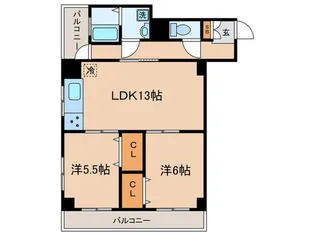 コーヅ第5大森【5階】の間取り