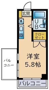 モリマンション【4階】の間取り