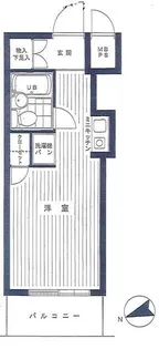 日神パレス磯子【6階】の間取り