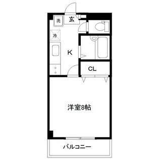 サンコートクリスタル【2階】の間取り