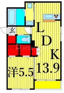 メゾン・ソレイユ【1階】の間取り