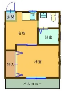 ひかりコーポ【2階】の間取り