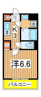 ジーメゾン泉エルデ【3階】の間取り