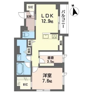 カルチャリスタ ガーデン【2階】の間取り