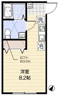フォーリア加賀【1階】の間取り