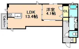 Sha Maison UHO【2階】の間取り