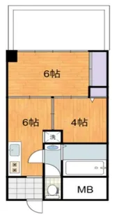 秀和東十条レジデンス【1階】の間取り
