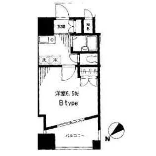 ラグジュアリーアパートメント中目黒【9階】の間取り