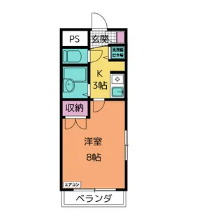 グリーンふたむら2号館【3階】の間取り