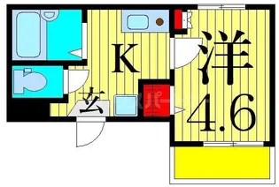 MELDIA東堀切【3階】の間取り