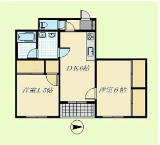 第二石橋ビル【4階】の間取り