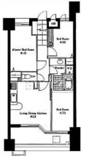 ラナイタウンルネッサンスグランドハイライズ【6階】の間取り