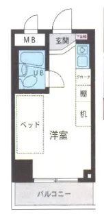 トーショービル【11階】の間取り
