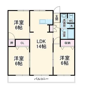 エラン平針【11階】の間取り