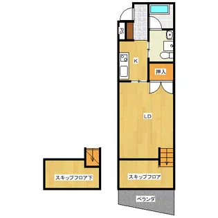 クレル瀬戸 S棟【1階】の間取り