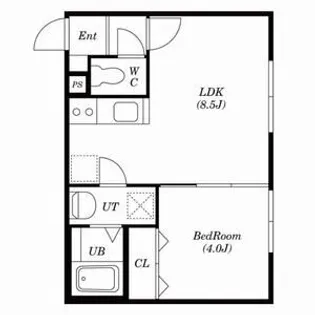 メゾン58-V【1階】の間取り