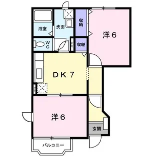 マノワール・ヴェールI【1階】の間取り