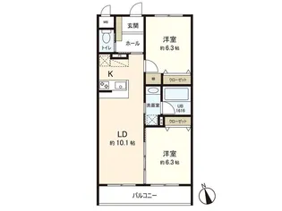 LeChouChou【4階】の間取り