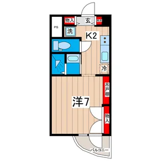 グランメゾン・鮎川【1階】の間取り