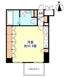 グランカーサ新宿御苑【10階】の間取り